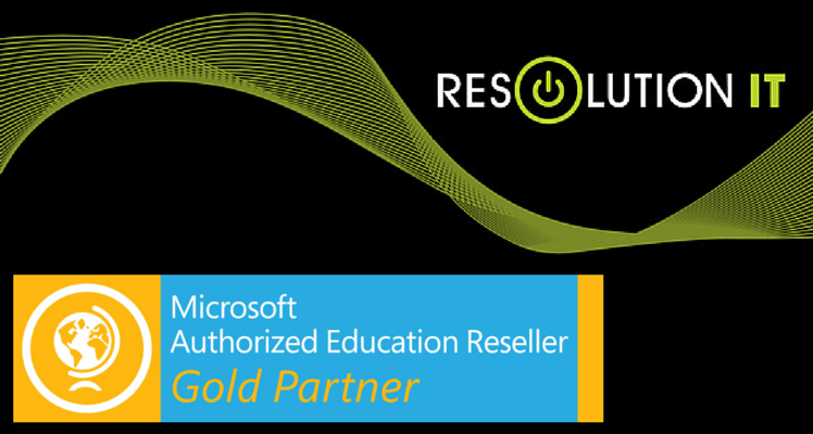 Resolution IT becomes a Gold Microsoft Authorized Education Reseller